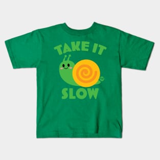 SLOW SNAIL Kids T-Shirt